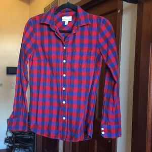 J.Crew checkered button down